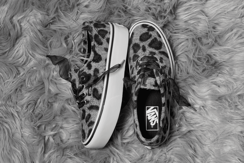 Vans Fuzzy Leopard Authentic Platform 2.0 Classic Slip On