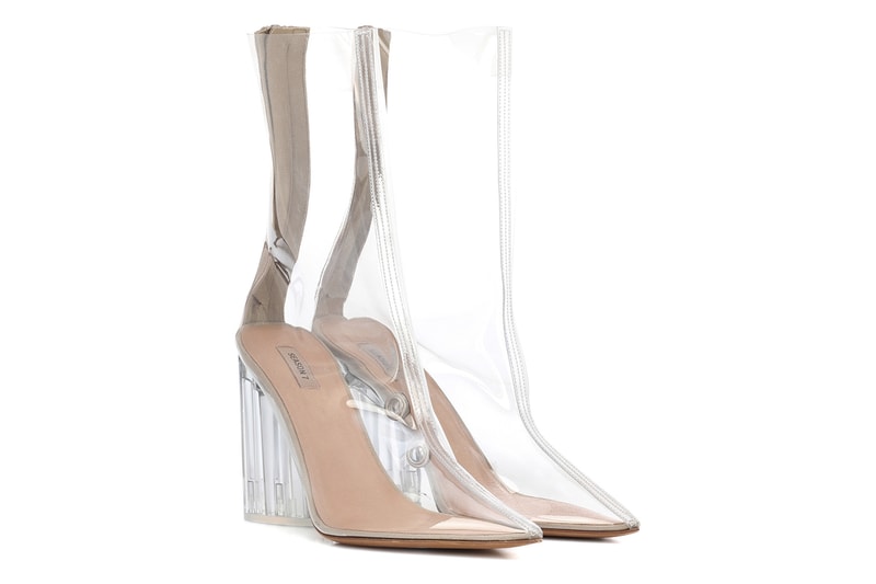 YEEZY Season 7 PVC Transparent Ankle Boots