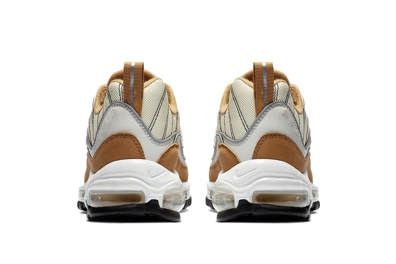 Nike Air Max 98 Phantom Women's Exclusive Sneaker White Brown 