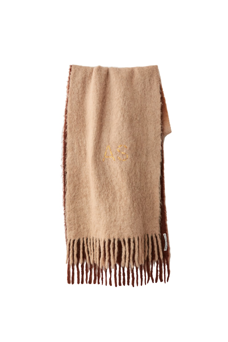 Acne Studios Fall/Winter 2018 Scarf Collection Wool Cashmere Blend Print FW18 