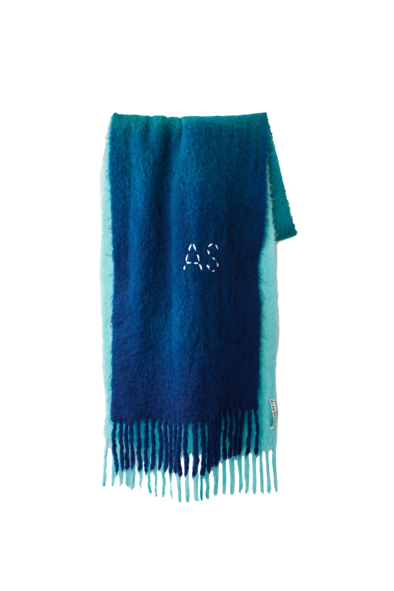 Acne Studios Fall/Winter 2018 Scarf Collection Wool Cashmere Blend Print FW18 