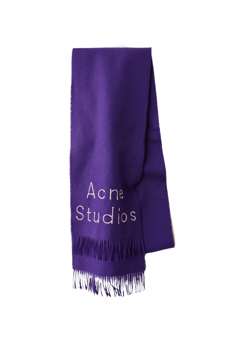 Acne Studios Fall/Winter 2018 Scarf Collection Wool Cashmere Blend Print FW18 