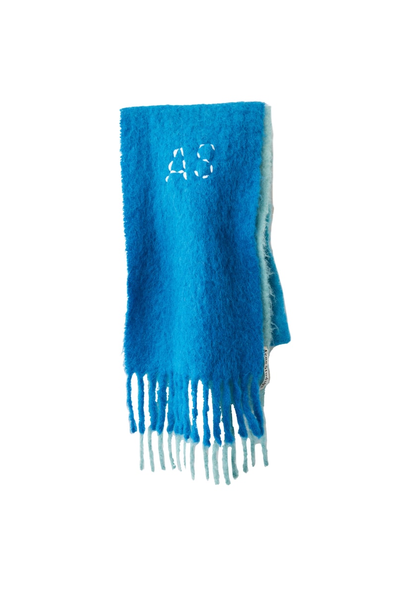 Acne Studios Fall/Winter 2018 Scarf Collection Wool Cashmere Blend Print FW18 