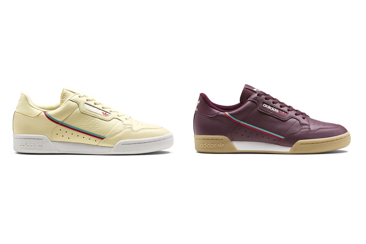 Fall Picks For adidas Originals' Continental 80 Include Yellow and Maroon