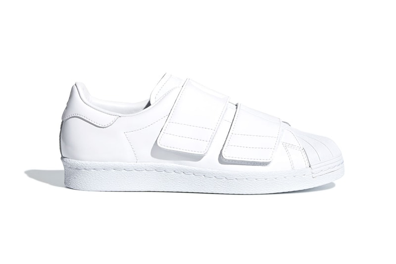 adidas Originals Superstar 80s Velcro Black White 