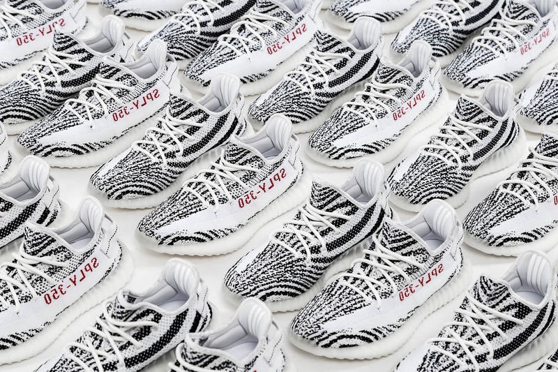adidas gazelle silver green womens Infants Kids - Yeezy Boost 350 V2 Zebra - UK 3K main image 1
