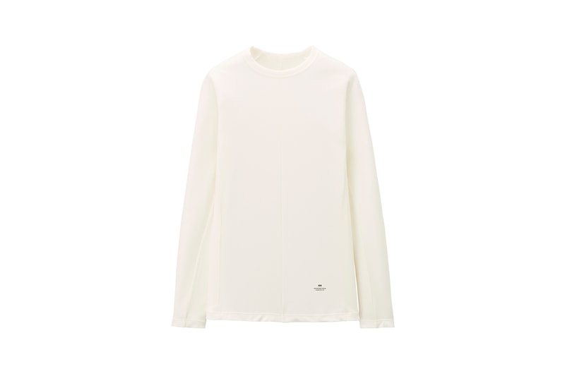 Alexander Wang x Uniqlo Heattech Collection Long Sleeve Shirt Cream