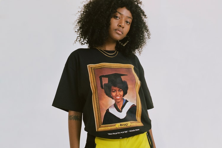 Awake NY's FW18 Collection Includes a T-Shirt with Michelle Obama's Graduation Photo