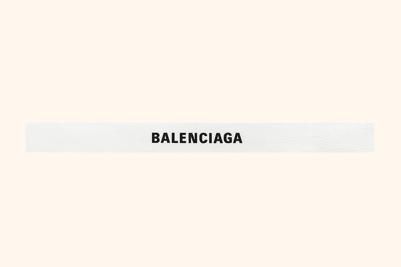 Balenciaga's Monochrome Logo Belt Will Top off Any Outfit