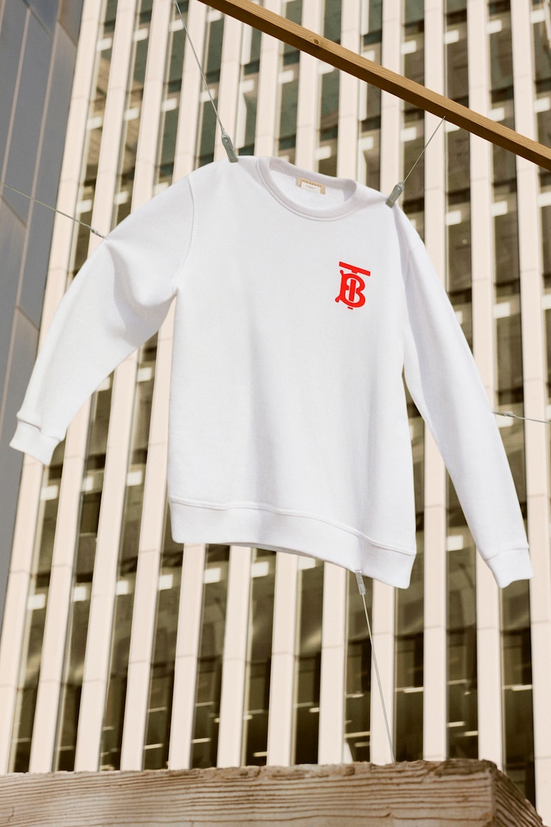 Burberry B Series Release Fashion Red White Monogram Exclusive Limited Edition Drop