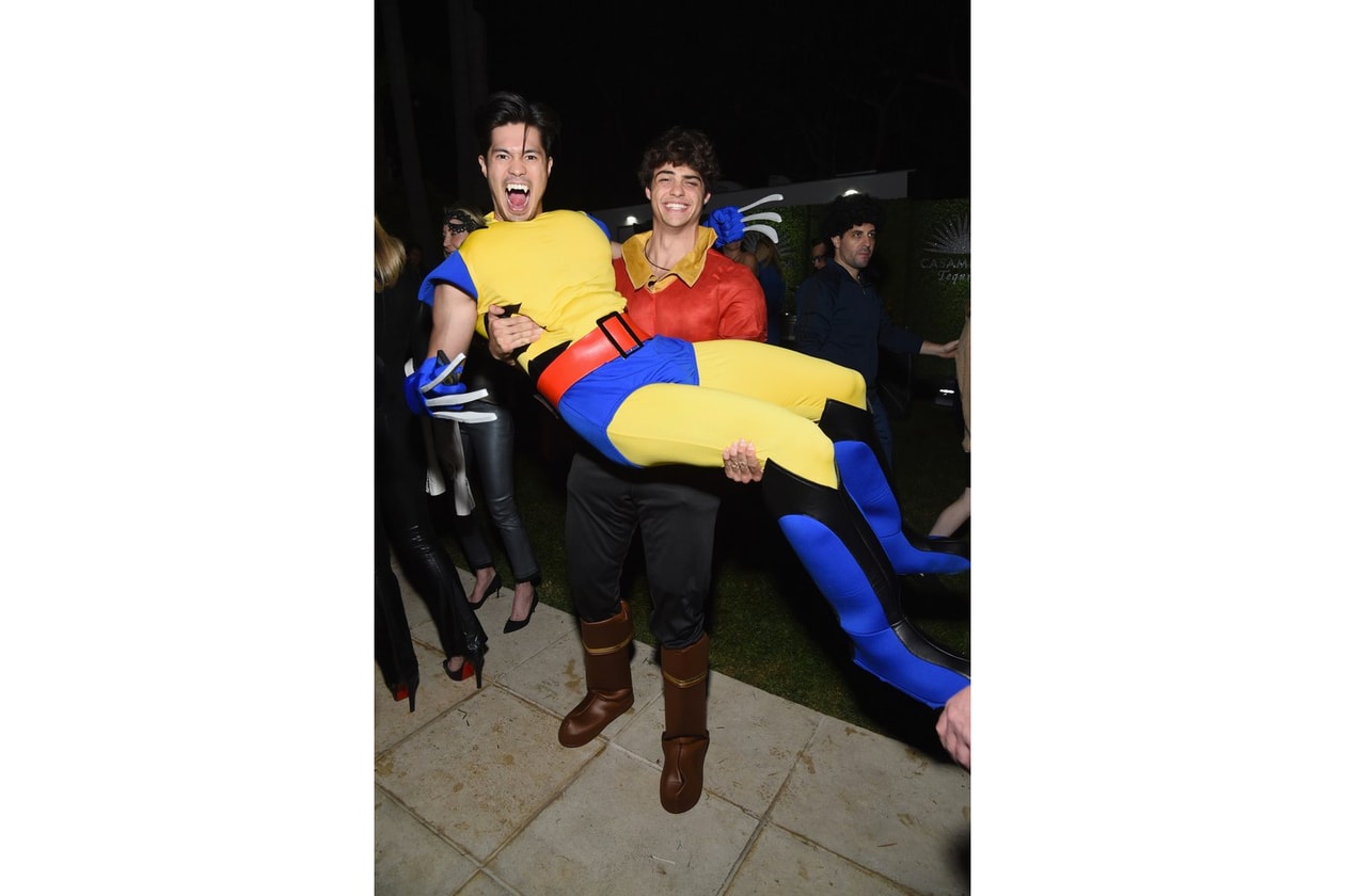 Celebrity Halloween Costumes Noah Centineo Kendall Jenner Kaia Gerber Zoe Kravitz Harry Styles Joe Jonas Halsey Ross Butler Nina Dobrev Gabrielle Union Party Hollywood 