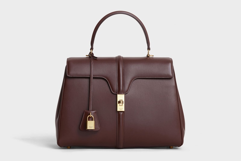 Hedi Slimane Celine Le 16 Designer Handbag Black Brown Burgundy Amazone Green Nude Pre-Order SS19