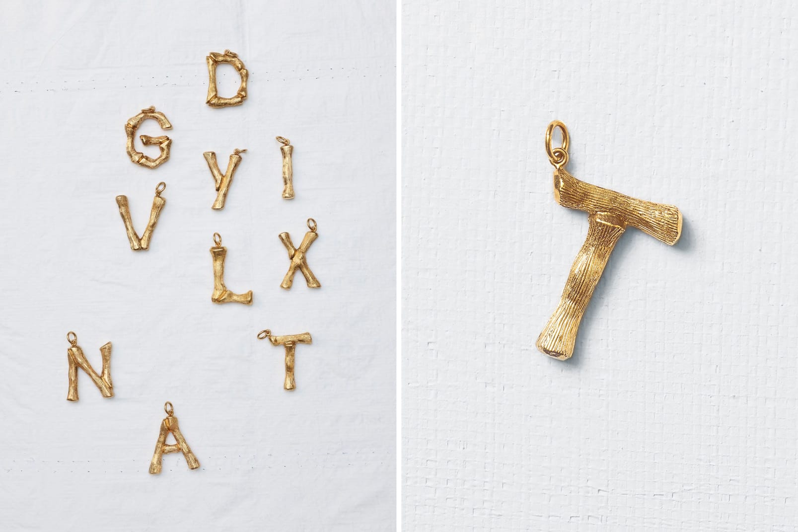 Celine Alphabet Pendant Necklace in 