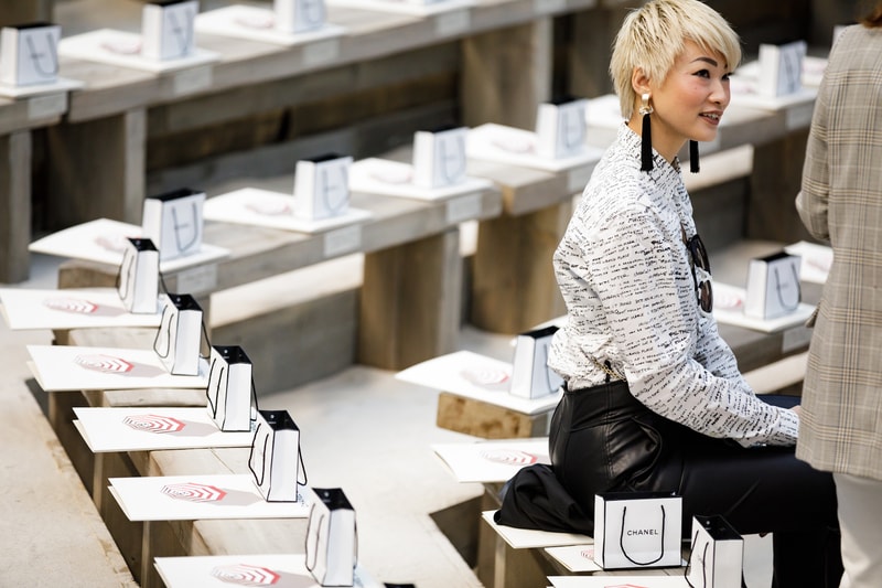 Chanel Spring Summer 2019 Paris Fashion Week Front Row Snaps Collection Karl Lagerfeld