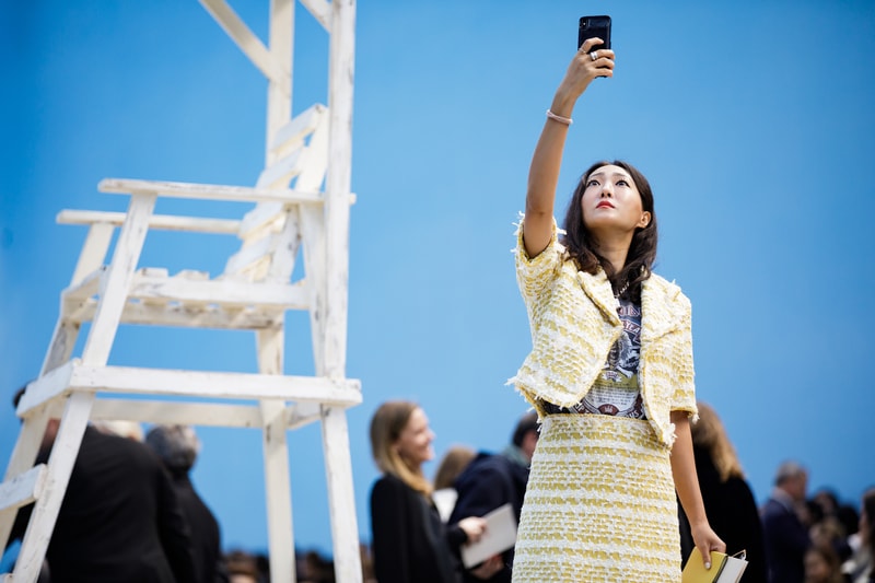 Chanel Spring Summer 2019 Paris Fashion Week Front Row Snaps Collection Karl Lagerfeld