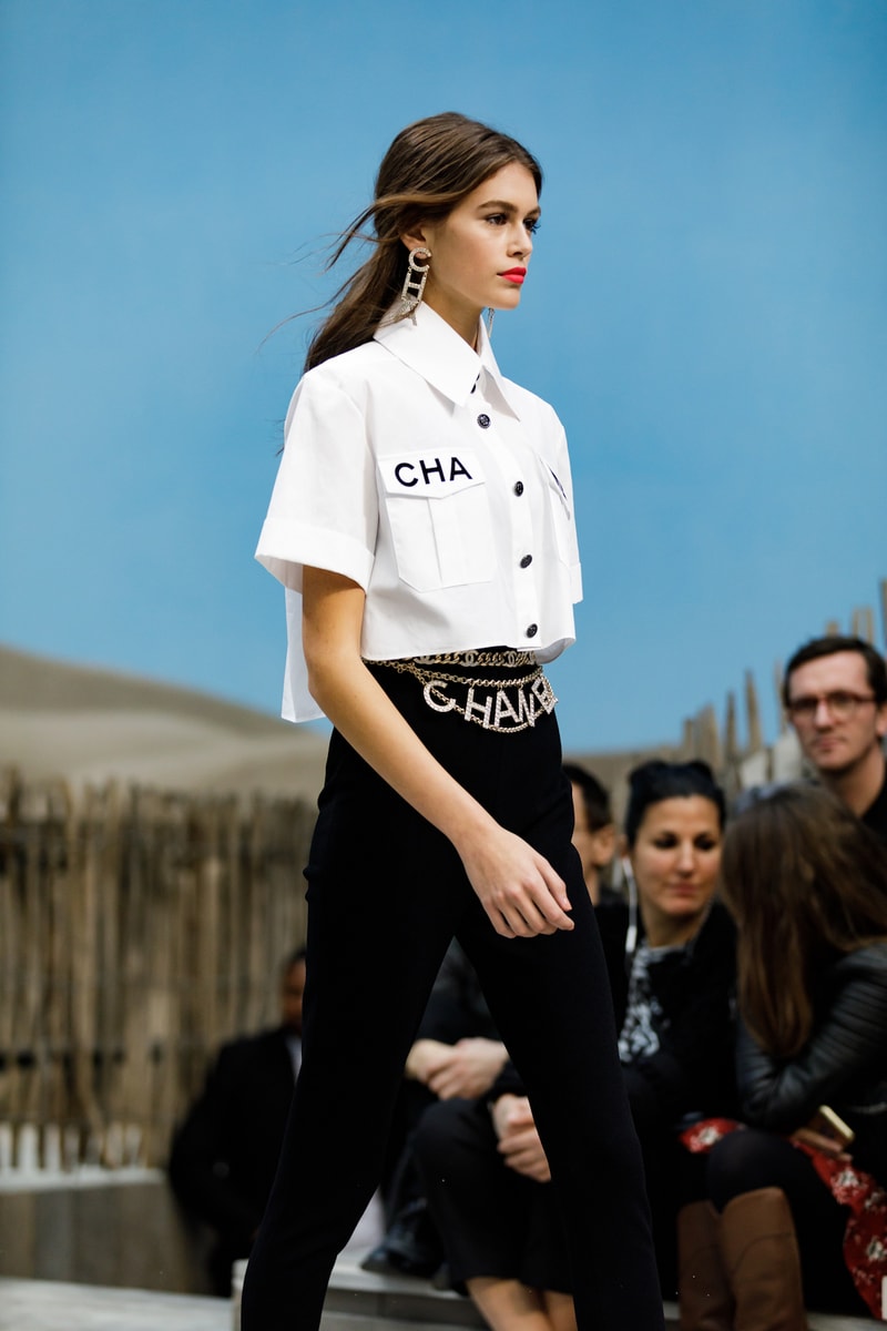 Chanel Spring Summer 2019 Paris Fashion Week Front Row Snaps Collection Karl Lagerfeld