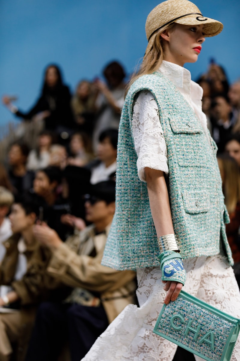 Chanel Spring Summer 2019 Paris Fashion Week Front Row Snaps Collection Karl Lagerfeld