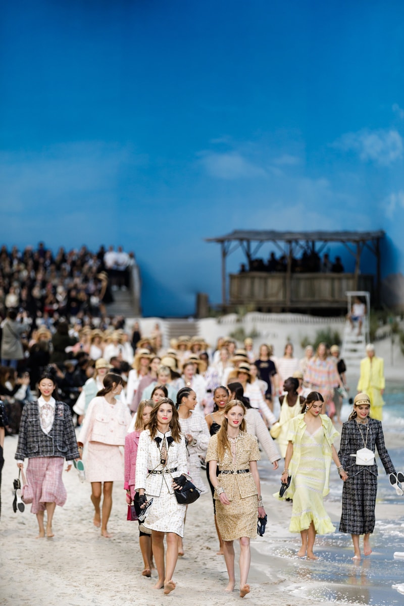 Chanel Spring Summer 2019 Paris Fashion Week Front Row Snaps Collection Karl Lagerfeld
