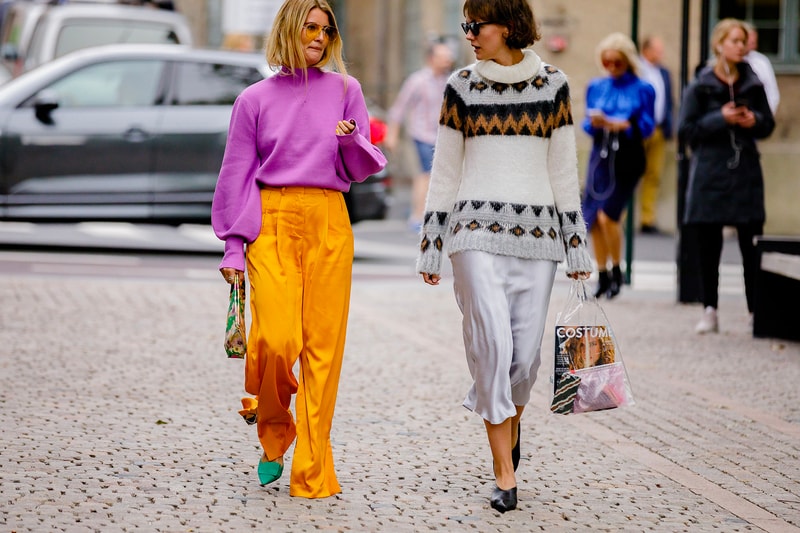 Oslo Runway SS19 Fashion Week Sweater Street Style