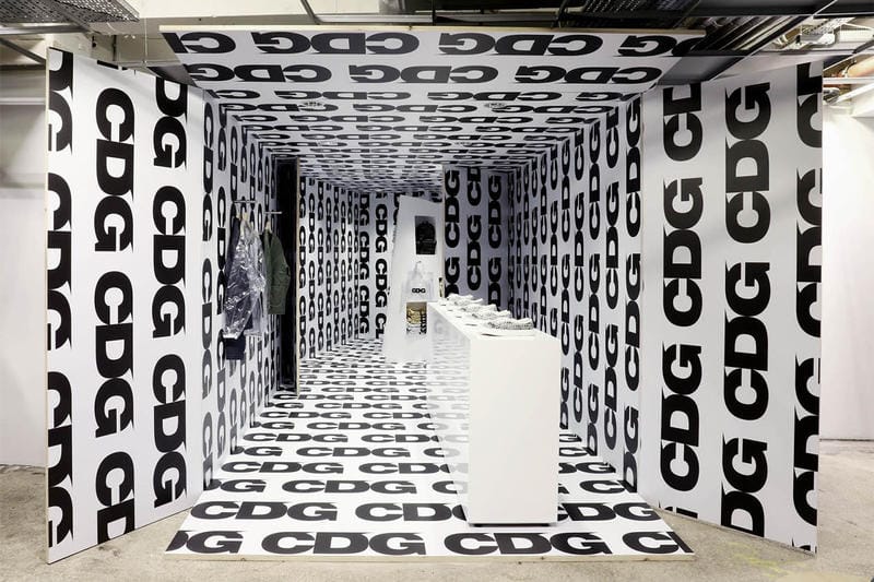 Peek Inside CDG's New Logo Installation at Dover Street Market