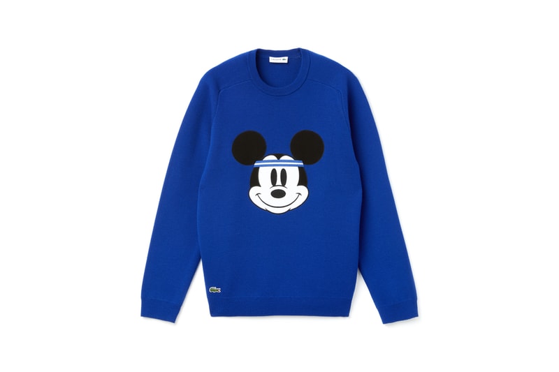 Disney x LACOSTE Capsule Collection Mickey Mouse Sweatshirt Blue