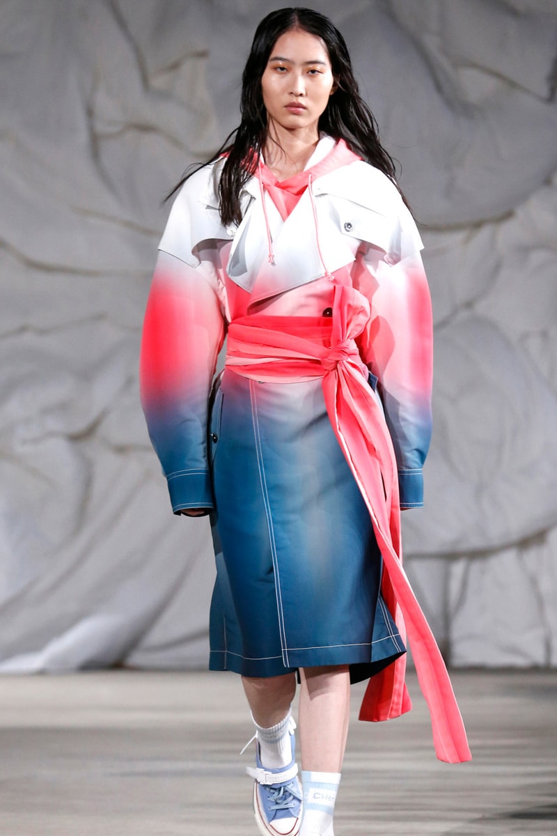 Feng Chen Wang x Converse Chuck Taylor All Star Spring Summer 2019 Collaboration White Light Blue Jacket Navy Red