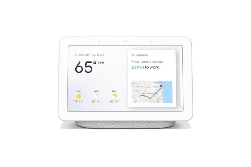 Google Home Hub Colorways Pink Pastel Blue Pink Silver 