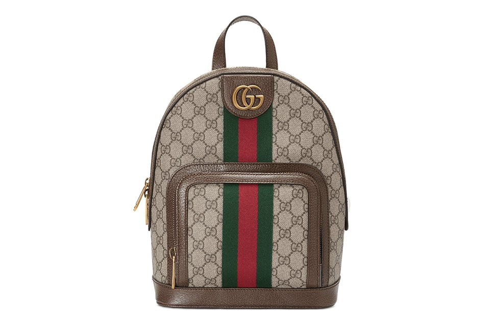 gucci mini backpack replica GG Marmont in Black Calfskin and AGHW  Brands Lover This backpack is presented in beige and white GG Supreme canvas Gucci Backpack Inspiration 2026