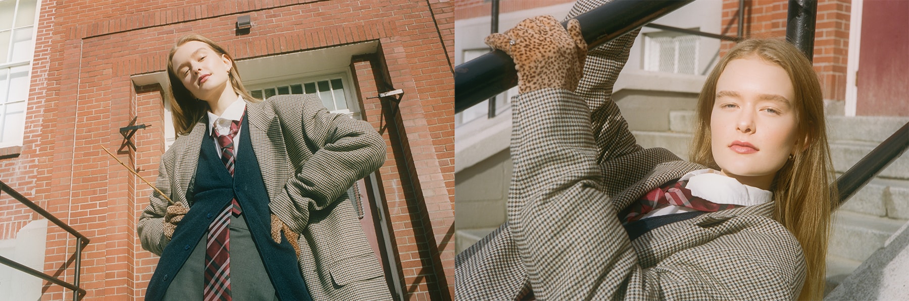 Halloween Editorial Sabrina the Teenage Witch Spellman 90s TV Series Television Netflix Walk of Shame Jacket JIWINAIA Earrings Balenciaga Sweater Green