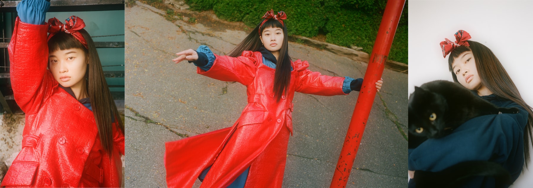 Halloween Editorial Sabrina the Teenage Witch Spellman 90s TV Series Television Netflix Walk of Shame Jacket JIWINAIA Earrings Balenciaga Sweater Green