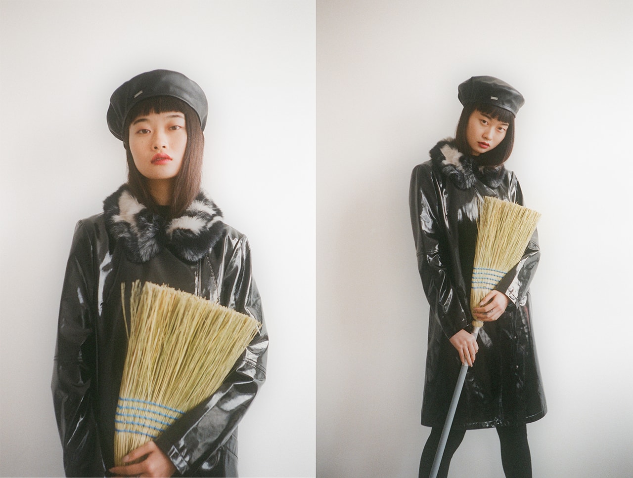 Halloween Editorial Sabrina the Teenage Witch Spellman 90s TV Series Television Netflix Walk of Shame Jacket JIWINAIA Earrings Balenciaga Sweater Green