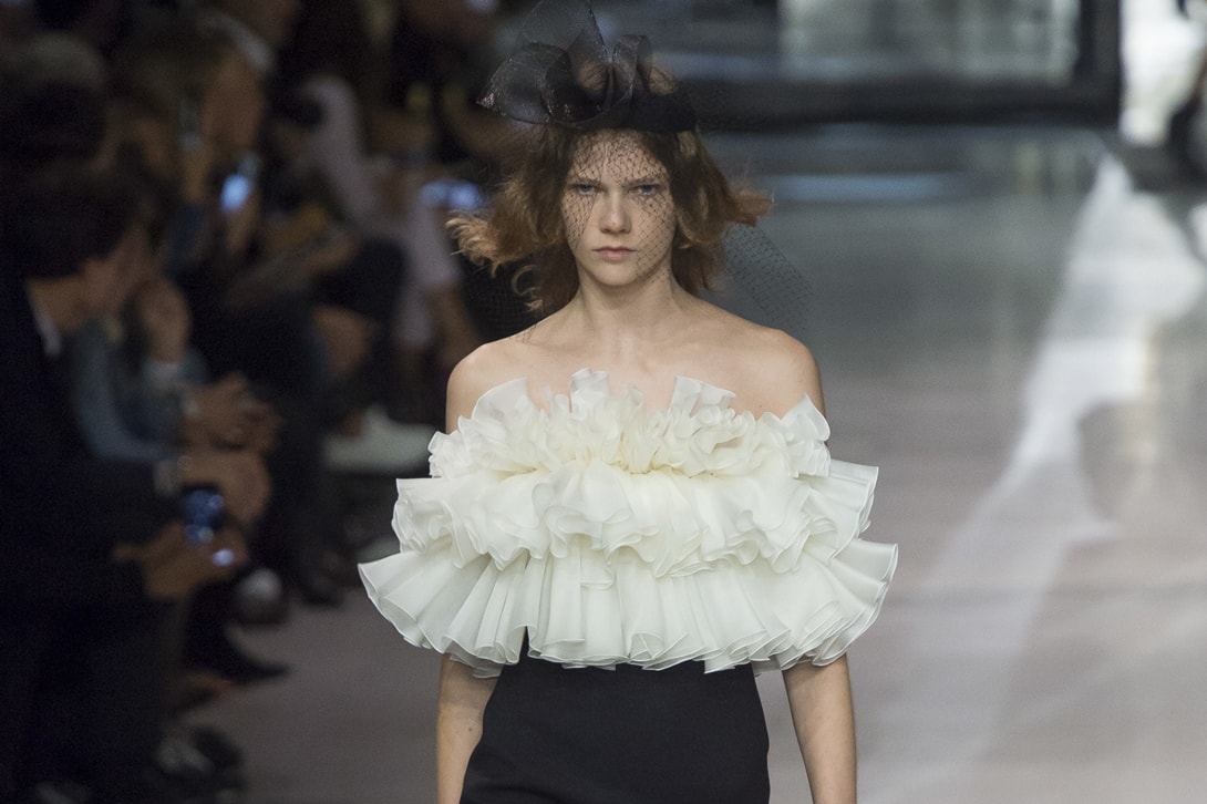 Celine Hedi Slimane Spring Summer 2019 Paris Fashion Week Show Collection Dress Red