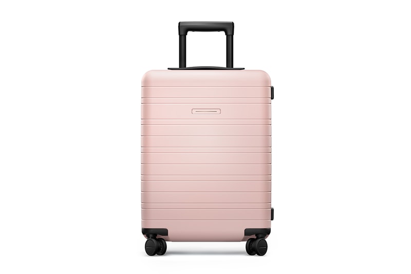 Horizn Studios Pale Rose Pink Luggage Suitcase Travel Set Phone Charger