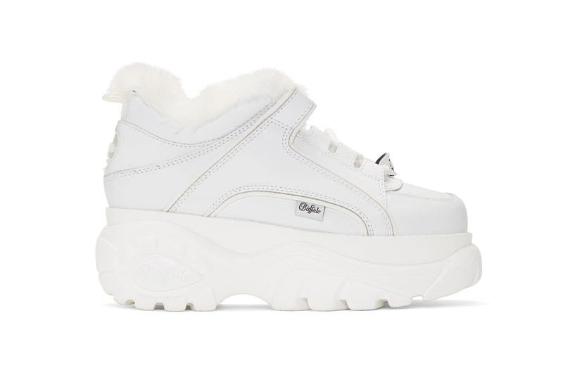 Junya Watanabe x Buffalo London Sherpa Lined Sneaker Black White 