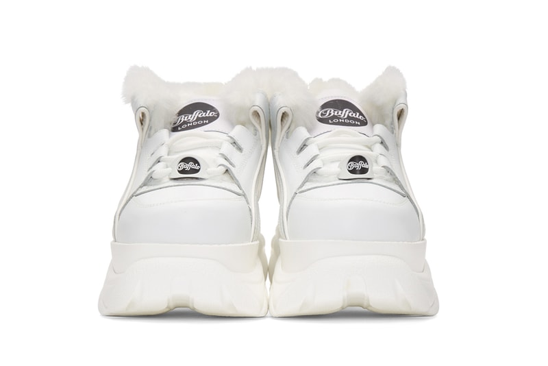 Junya Watanabe x Buffalo London Sherpa Lined Sneaker Black White 
