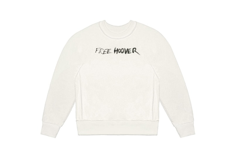 Kanye West Free Hoover Sweatshirt Cream Black