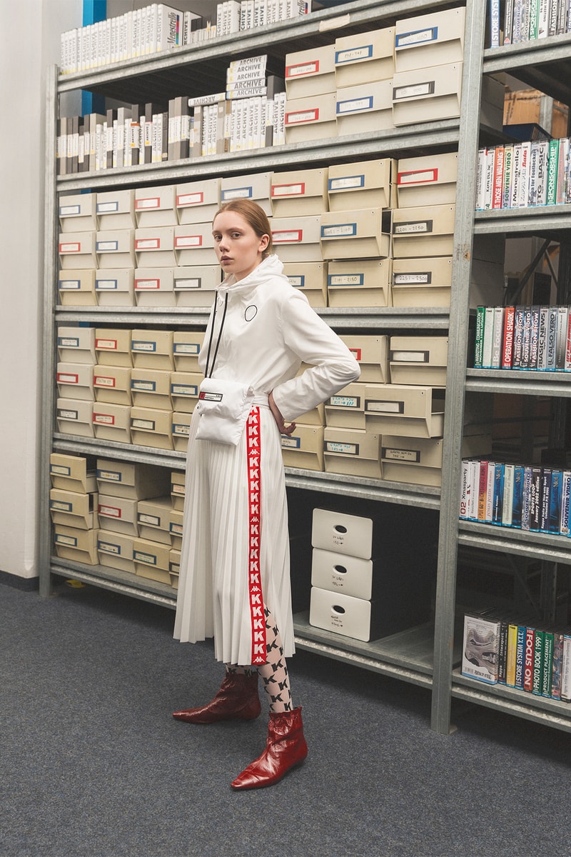 kappa kontroll first womenswear collection fall winter 2018 fw18 tracksuits outwear parka skirts