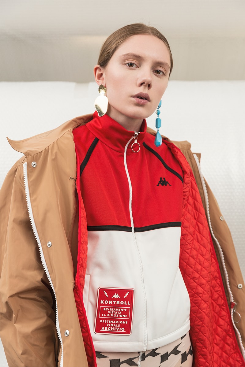 kappa kontroll first womenswear collection fall winter 2018 fw18 tracksuits outwear parka skirts