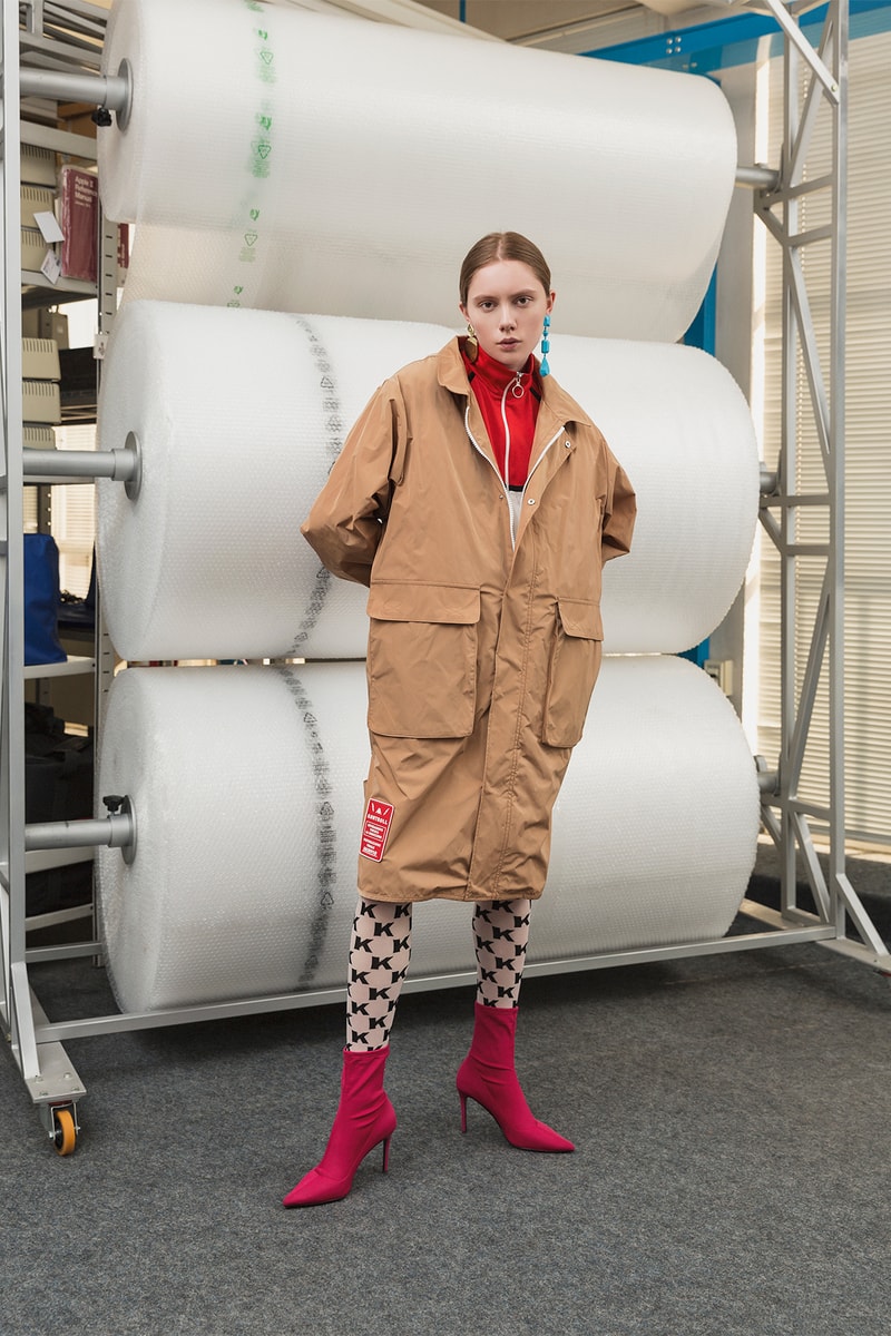 kappa kontroll first womenswear collection fall winter 2018 fw18 tracksuits outwear parka skirts