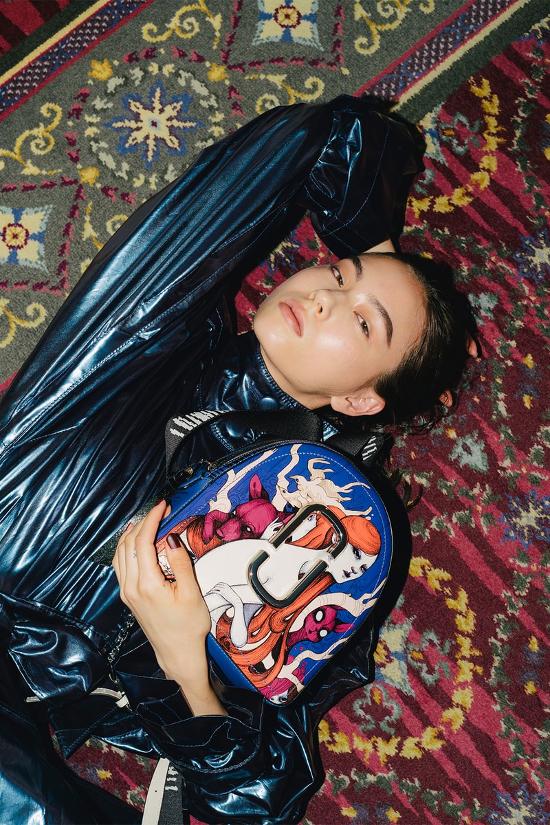 lauren tsai terrace house netflix collaboration marc jacobs handbags mini backpacks wallets campaign lookbook