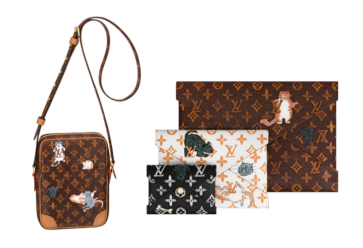 See All the Bags and Leather Goods in Louis Vuitton & Grace Coddington's Cat-Themed Collab