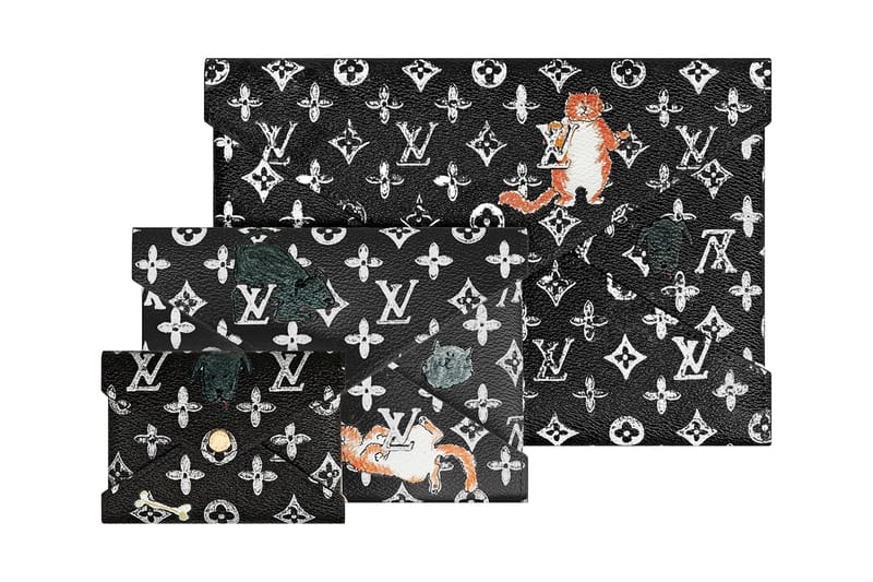 lv cat purse