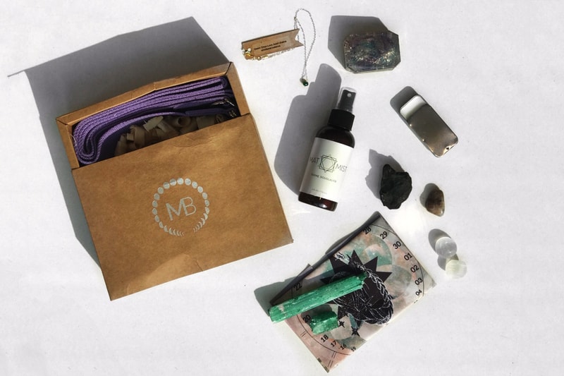 MoonBox Monthly Subscription Wellness Box Astrology Mindfulness Crystal Meditation