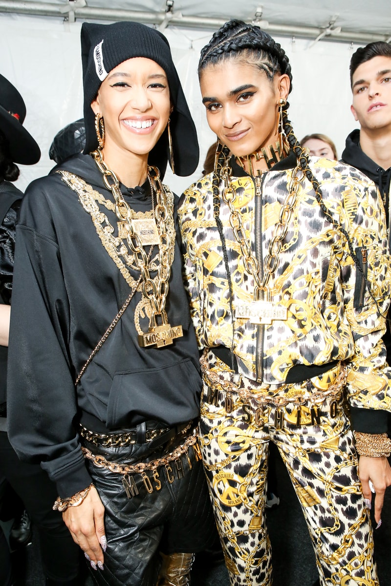 Moschino x H&M Collection Backstage Look Dilone Hoodie Black