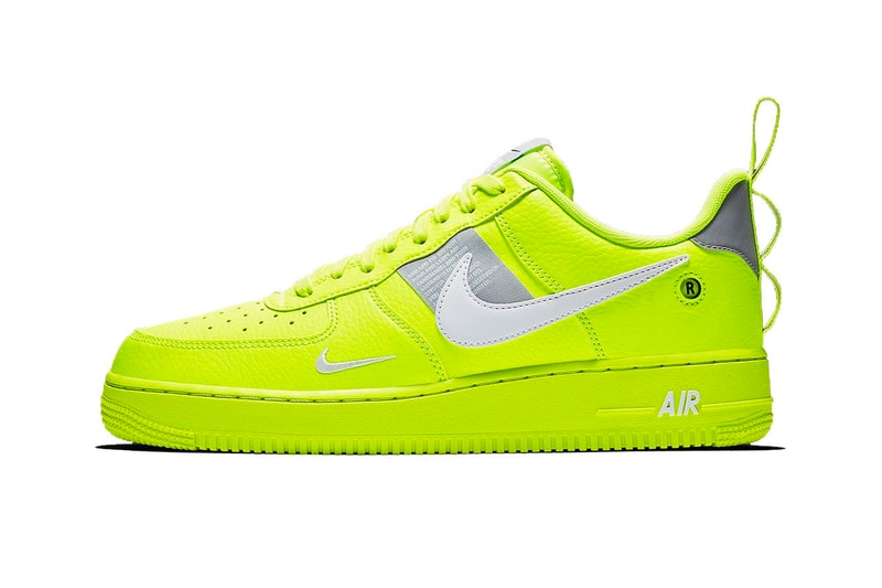 Nike Air Force 1 Utility in "Volt" Sneaker Highlight Neon Yellow Green