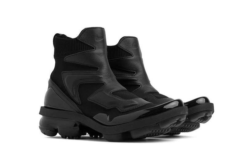 Nike Air VaporMax Light II Black Khaki Boots Fall Winter Shoe Sneaker Hybrid 