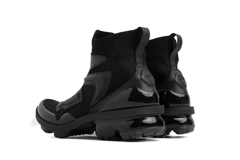 Nike Air VaporMax Light II Black Khaki Boots Fall Winter Shoe Sneaker Hybrid 