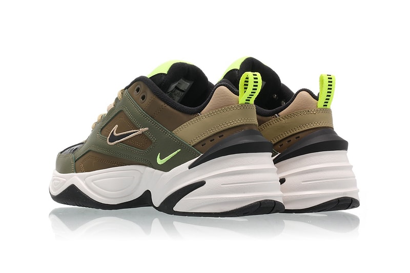 Nike M2K Tekno Medium Olive Black