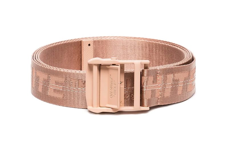 Off-White™‘s Latest Industrial Belt Comes in the Perfect Peachy Pink Shade