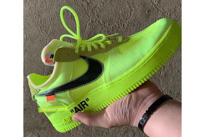 Off White Nike Air Force 1 Volt 